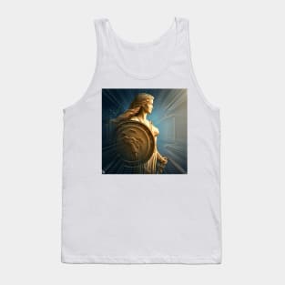 Athena,  Goddess of War and Wisdom Tank Top